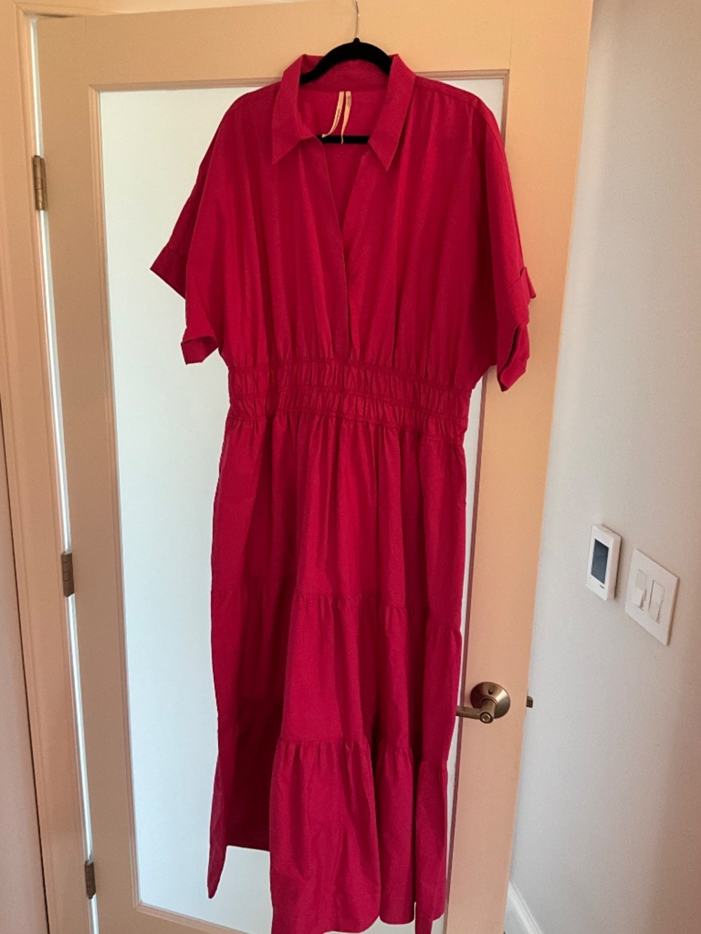 ANTHROLOPOGIE Somerset Maxi Shirt Dress New w/o tags Size XL - Picture 2 of 4
